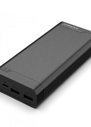Портативний зарядний пристрій power bank pineng pn-932 20000mah чорний