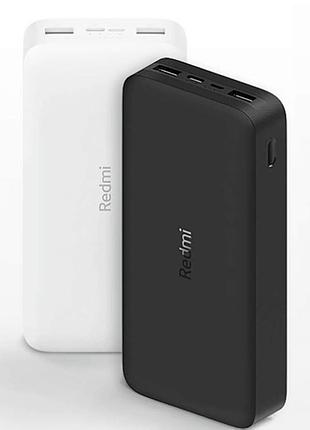 Повербанк xiaomi redmi 20000mah оригинальный мощный повербанк 18w usb type-c