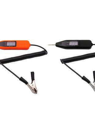 Индикатор напряжения, вольтметр 5-32 в автомобильный (цвет orange)