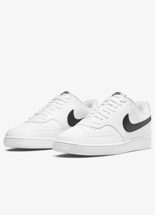 Кросівки nike court vision low nn force jordan 1 оригінал! (dh2987-101)2 фото