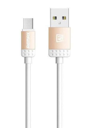 Microusb кабель зарядки синхронизации remax lovely rc-010m 1m gold