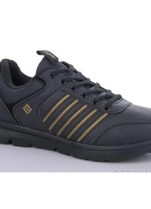 Кросівки bonote р.42 чорні шкірозамінник сезон осінь/весна