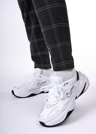 Жіночі кросівки nike m2k tekno essential white black знижка sale | smb9 фото