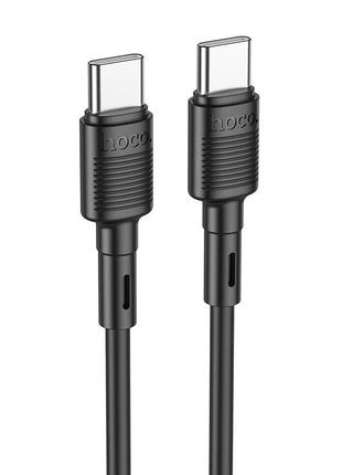 Кабель hoco type-c к type-c victory charging data cable x83 |1m, 60w, 3a| back