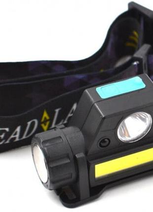 Фонарь налобный bl 1898 sensor 7476 сов хре черный
