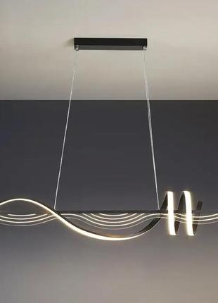 Світлодіодна led-люстра меч pj910 (100см) чорна