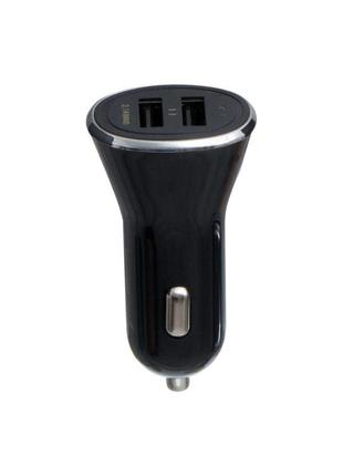 Адаптер автомобильный зарядное устройство proda yuss pd-c01 2usb 2.1a черный