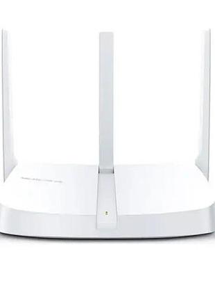 Маршрутизатор mercusys mw305r_v2 300mbps 3хlan 3 антенны 2.4ггц белый