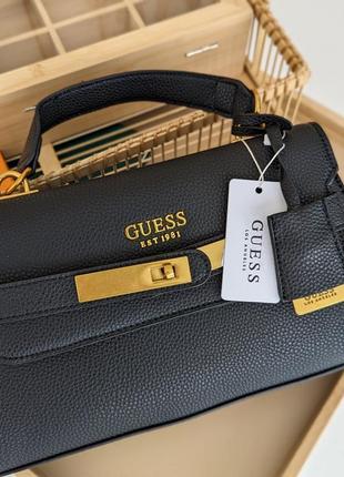 Сумка guess enisa  чорна гесс трендова3 фото