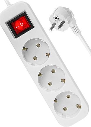 Сетевой фильтр defender s350 992350 выключатель 3 розетки 5.0м