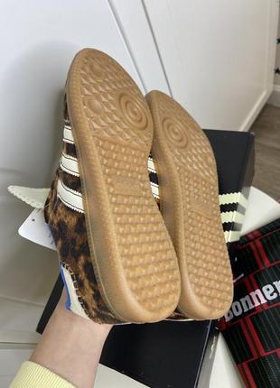 Коросівки adidas samba leopard, кроси, кеди кросівки леопардові колаборація wales bonner "pony leo"4 фото