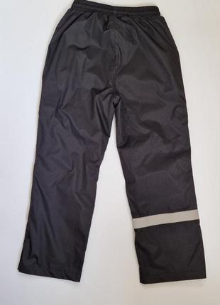 Trekmates dry штани трекінгові хлопчику чорні захист від дощу та вітру грязепруф спортивні штани дощовики3 фото