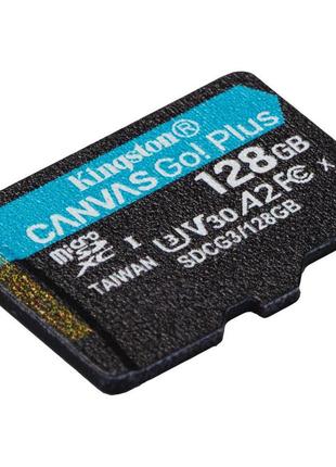 Карта памяти kingston canvas go plus 170r sdcg3/128gbsp