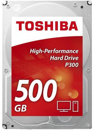Жорсткий диск hdd 500гб 7200 toshiba hdwd105uzsva 7200об/хв p300 series 64m sataiii