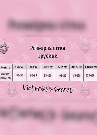 Трусики бікіні victorias secret  бавовняні з мереживом рожеві в сердечках оригінал вікторія сікрет9 фото