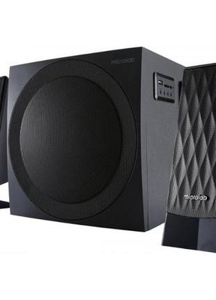 Акустическая система 2.1 microlab m-300u usb/sd/fм 38вт черная