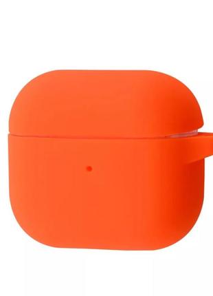 Чохол для навушників prc silicone case new for airpods 3 orange