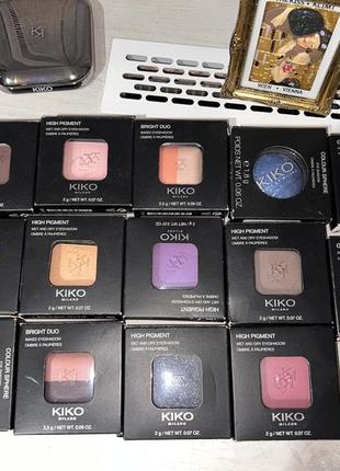 Крутые запеченные тени kiko milano в трех в 14 оттенках