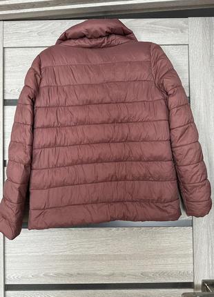 Куртка весенняя oodji,размер м,цвет бордовый бордовый,стан - идеальный,теплёнок, понятная к телу, подойдет на м/л2 фото