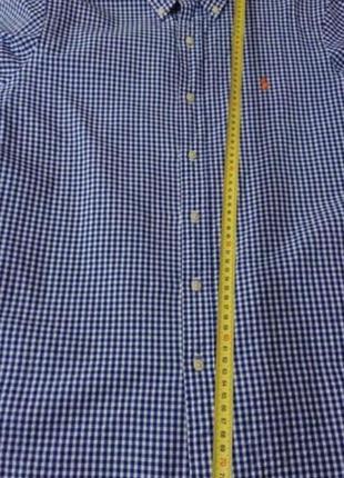Брендовая мужская рубашка polo ralph lauren клетка4 фото