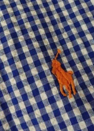 Брендовая мужская рубашка polo ralph lauren клетка5 фото