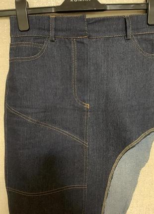 Шикарная стильная джинсовая юбка3 фото
