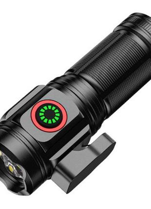 Фонарь ручной w5183-4xhp360 со стропорезом черный