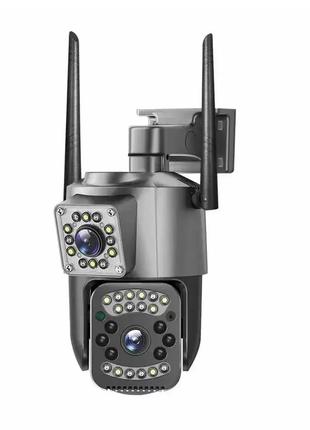 Уличная wifi камера sc03 v380pro под семь карт 4g / поворотная камера видеонаблюдения