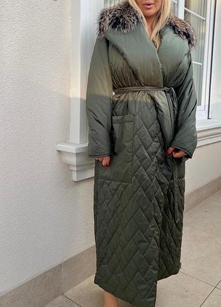 Пальто зимнее две стороны