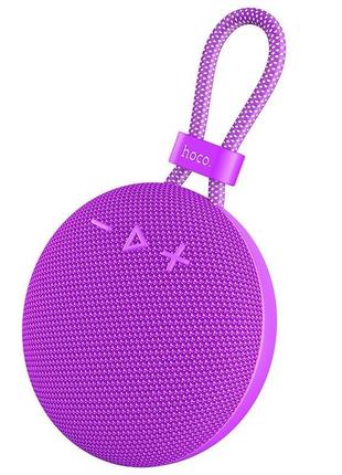 Портативная колонка hoco exploring sports bt speaker bs60 bt5.2 tws/fm/tf 4h purple
