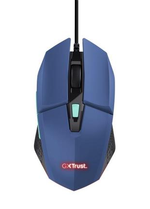 Провідна комп'ютерна миша trust gxt 109 felox rgb blue 200-6400 dpi (25067_trust)