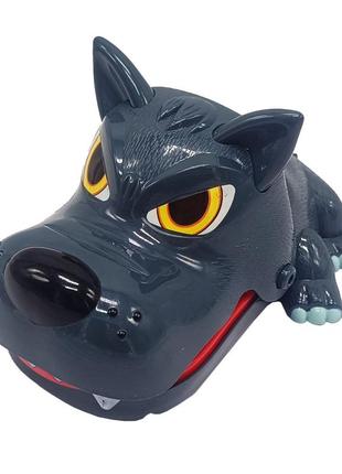 Детская настольная развлекательная игра "волк-кусючка" 9838f, серый