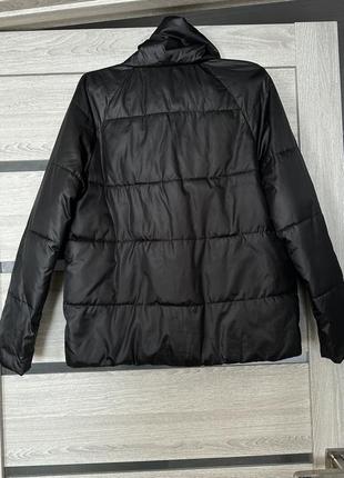 Куртка весенняя черного цвета jinmeisi,размер м, подойдет на с/м/л,стан идеальный,теплёнка, понятная к телу2 фото