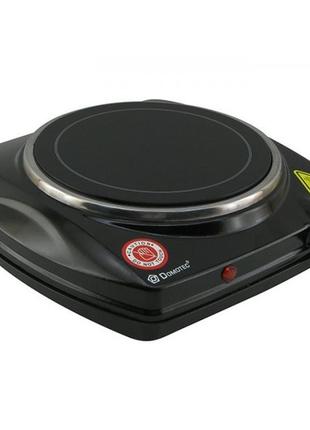 Электроплита настольная domotec ms 5851 900вт 175мм black