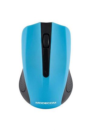 Мышка modecom mc-wm9 беспроводная 3кн 1200dpi нано ресивер черная-синяя