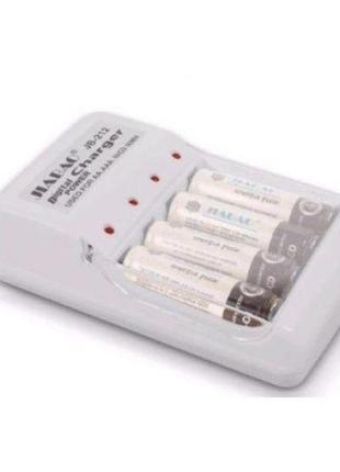 Зарядное устройство jiabao digital charger jb-212 100 ма/4 с аа аккумуляторами