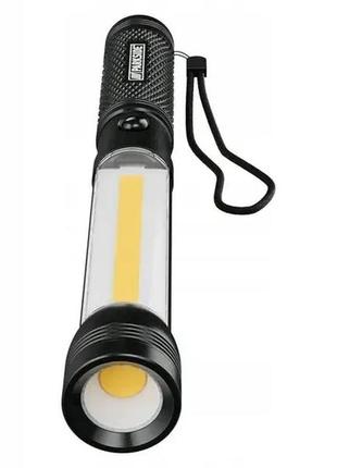 Влагозащищенный фонарик parkside pwlc 3 a1 2 в 1 черный