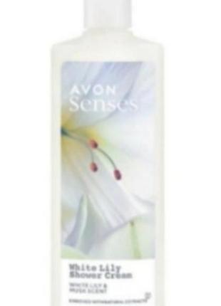 Освежающий лосьон-спрей для тела avon senses «белая лилия» 100 мл
