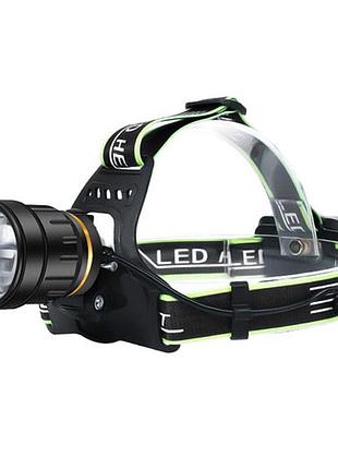 Ліхтар налобний pld-a12-tg 2x18650 zoom black