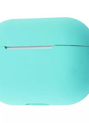 Чехол silicone case new для наушников airpods pro turquoise