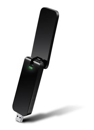 Сетевой беспроводной адаптер tp-link archer t4u usb/1 гбит/с внешний черный