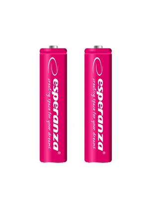 Акумулятор ni-mh aaa esperanza eza101r 1000 mah у блістері 2шт червоний