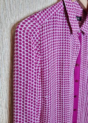 Шикарная шелковая рубашка, блуза jaeger, оригинал, 100% натуральный шелк5 фото