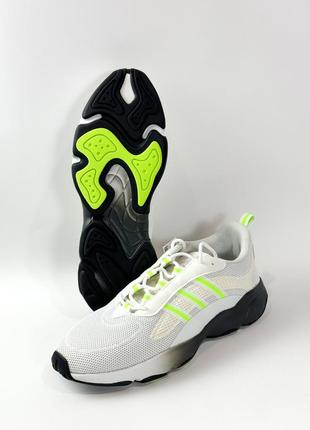 Чоловічі легкі літні білі кросівки adidas haiwee 46 розмір4 фото