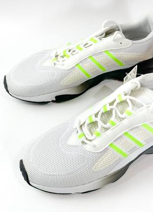 Чоловічі легкі літні білі кросівки adidas haiwee 46 розмір9 фото