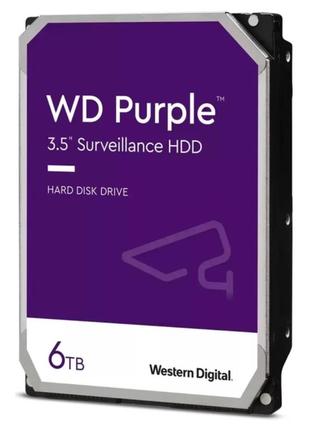 Жесткий диск 3.5" western digital wd64purz 6тб 5400 об/мин
