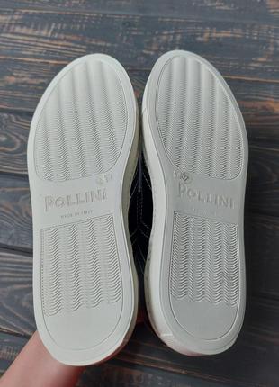 Pollini, італія! 100% натуральная кожа, цвет черный, р37, можно на 37.55 фото