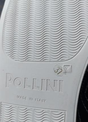 Pollini, італія! 100% натуральная кожа, цвет черный, р37, можно на 37.56 фото