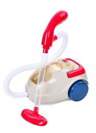 Дитяча побутова техніка "пилосос" sk56c, шланг, звук, світло, пінопластові кульки