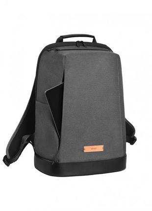 Городской рюкзак для ноутбука wiwu elite backpack 15.6" серый